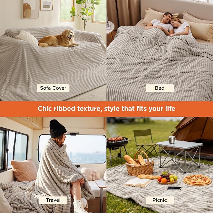 Bedsure Extra Soft Large Fleece Blanket - Image 3