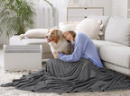 Utopia Bedding Ultra Soft Fleece Bed Blanket Queen Size Grey | Microfiber Plush - Image 7