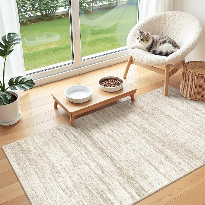 2x4 Rug Runners for Hallways Non Slip, Nursery Room, Soft Runner Rug, Stain - Image 4