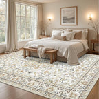 10x12 Area Rugs Living Room: Washable Boho Rug - Image 3