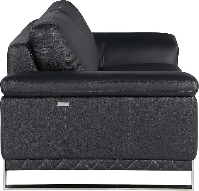 Blackjack Furniture Weston Collection Genuine Italian Leather Living Room Chair - Image 6