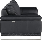 Blackjack Furniture Weston Collection Genuine Italian Leather Living Room Sofa - Image 8