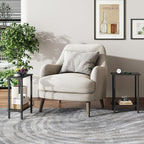 TUTOTAK Small Side Table, Narrow End Table, Skinny Sofa Table, Slim Nightstand - Image 2