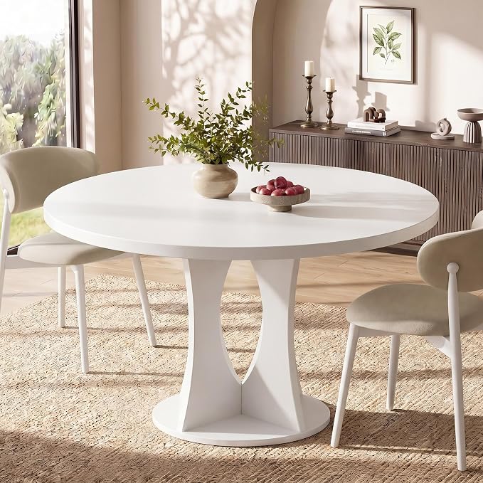 Einhomn 47.2-inch Round Dining Table, Kitchen Table by Einhomn