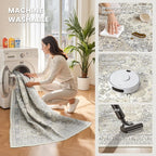 2x3 Rug Non Slip, Small Washable Entryway Rug, Runner - Image 5