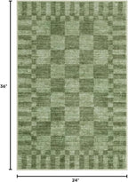 GarveeHome Checkered Washable 2x3 Rug Small Area Rugs Non-Slip - Image 2