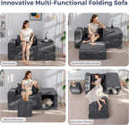 MAXYOYO Folding Sofa Couch, Convertible Floor Sofa - Image 3