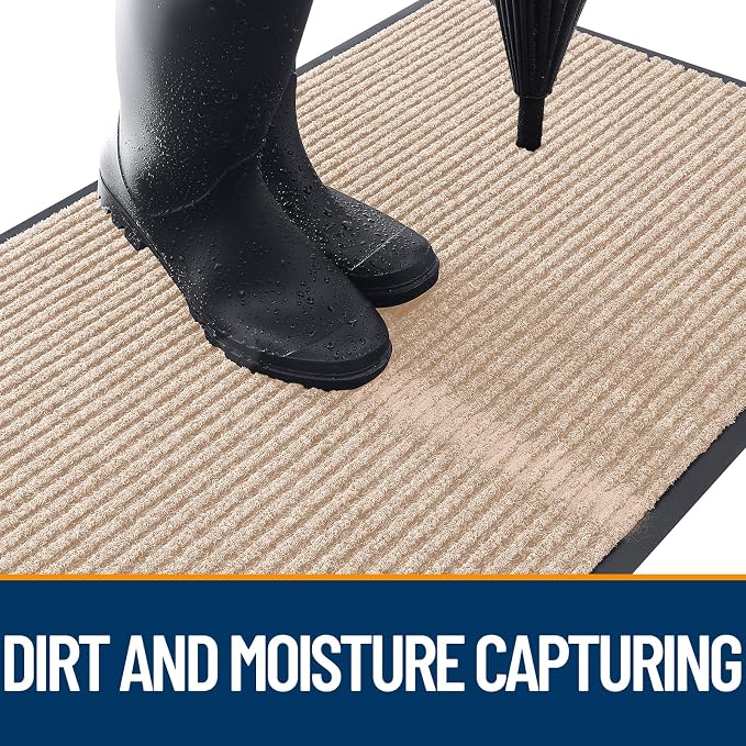 OLANLY Front Door Mat 47x23, Waterproof Heavy-Duty Indoor Outdoor Doormat | - Image 5
