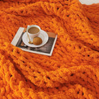 L'AGRATY Chunky Knit Throw Blanket - Image 7