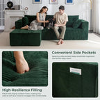 MAXYOYO Modular Sectional Sofa Couch, L Shaped Modern Cloud Couch - Image 6
