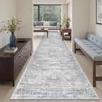 Soalmost Washable Hallway Runner Rug 3x12 Kitchen Entry Rugs Non-Slip, Foldable - Image 2