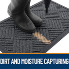 OLANLY Front Door Mat Outside Entrance 33x21, Waterproof Heavy-Duty Doormat | - Image 3