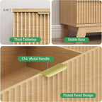 Fluted Dresser for Bedroom - Image 6