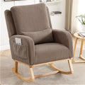 HCHAIRH Rocking Chair Nursery, Teddy Nursing Rocking Chairs, Upholstered by HCHAIRH