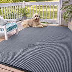 OLANLY Front Door Mat 71x47, Waterproof Heavy-Duty Indoor Outdoor Doormat | Ash by OLANLY