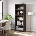 GarveeHome 5 Tier Farmhouse Bookcase, 67.4 in Tall Book Shelf by GarveeHome