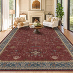 Oriental 8x12 Large Area Rugs for Living Room by HazoHaus