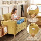 Urhanherry 47" Small Sofa Couch - Image 4