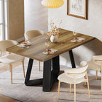 Tribesigns 47-Inch Dining Table Set of 2, Farmhouse Kitchen Table - Image 5