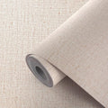 Beige Grasscloth Wallpaper Peel and Stick Textured Self Adhesive Linen Contact by Akywall