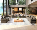 SUNSHINE VALLEY 3 Piece Living Room Sofa Furniture Set, Chenille Modular 2 by SUNSHINEVALLEY