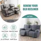 Genina Recliner Loveseat Covers - Image 6
