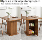Small Square Dining Table for 2-4, 31.5 Inch Farmhouse Kitchen Table - Image 6