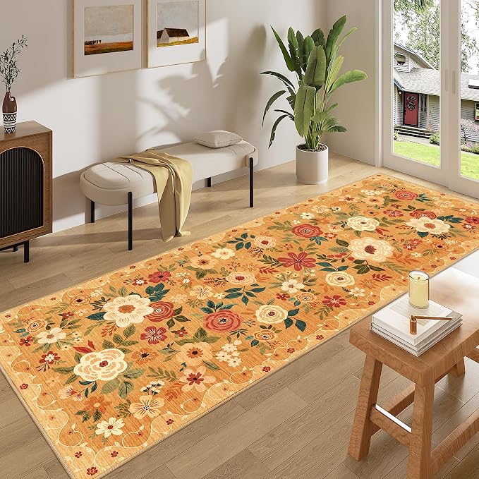 DUKINO 3x8 Kitchen Runner Rug, Washable Rug - Image 3