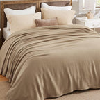Bedsure GentleSoft 100% Cotton Blanket Queen Size - Image 5