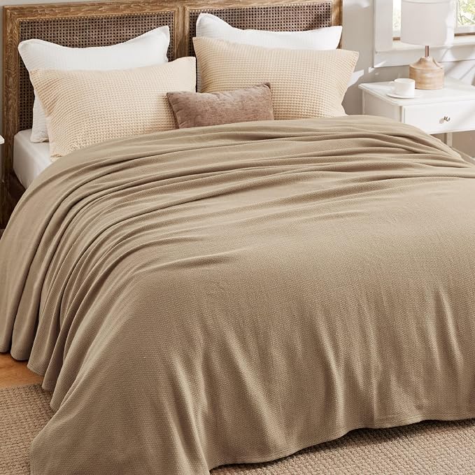 Bedsure GentleSoft 100% Cotton Large Blanket Oversized King - Image 5