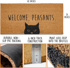 Welcome Peasants Door Mat Large 48x24 Inch, Pvc Backing, Dirt Scraper, - Image 3