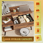 WLIVE Coffee Table with Storage & Lifting Top - Image 5