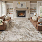 DMOYEST 7x9 Washable Area Rug: Abstract Modern Non-Slip Carpet, Soft Low Pile - Image 5
