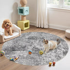 DMOYEST 5ft Round Area Rug Living Room Rugs - Image 4