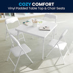 Flash Furniture Mindy Kids 5-Piece Folding Square Table and Chairs Set - Image 8
