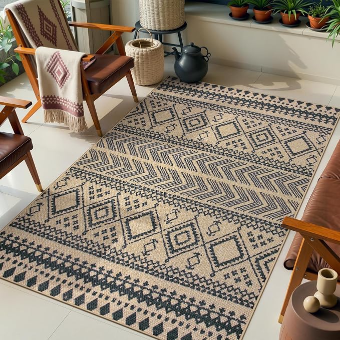 Lahome Boho 3x5 Entryway Front Porch Rug - Image 8