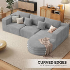Boneless Couches for Living Room, Cloud Sectional Couch - Image 6