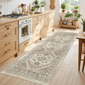 Kitchen Runner Rug Non Slip Washable Rugs 2.5x8, Carpet Runner by Restydon