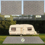 SAND MINE Reversible Mats, Plastic Straw Rug, Modern Area Rug, Large Floor Mat - Image 3