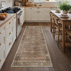 Schweek 2x5 Runner Rug Washable Non-Slip Neutral Rugs - Image 3