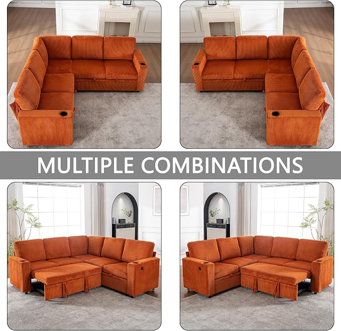 Modular Sectional Sleeper Sofa - Image 9