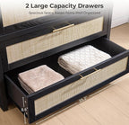 SICOTAS Larger Armoire Wardrobe Closet, Boho Armoire Clothes Organizer - Image 4
