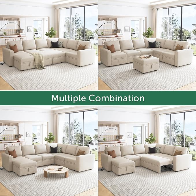 HONBAY Modular Sectional Sleeper Sofa - Image 5
