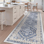 3x12 Runner Rug Non Slip, Washable Hallway Runner Rug, Living Room, Long Rug - Image 4