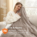 Bedsure Heated Blanket Full Size, Soft Electric Blanket - Image 6