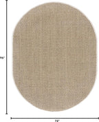 SAFAVIEH Area Rug 6x8 Oval - Image 2