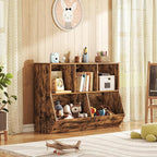 HOOBRO Kids Bookshelf, Bookcase Footboard, Toy Storage Cubby, Children's Toy - Image 2