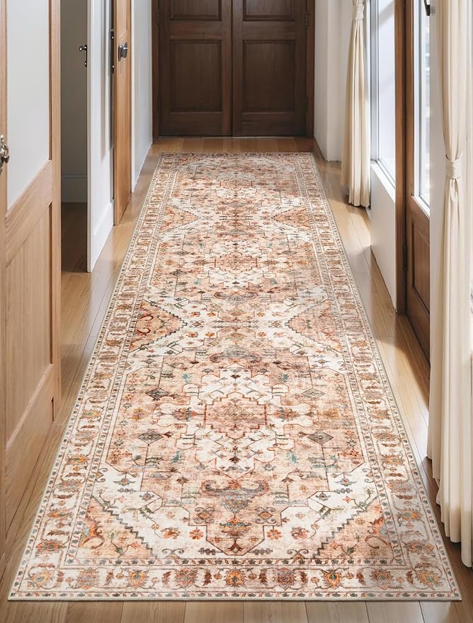 SERISSA 2'6"x8' Washable Non Slip Boho Runner Rug by SERISSAHomeDecorCollection