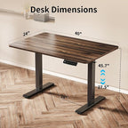 BIZUM 40x24 Inch Electric Standing Desk - Image 3