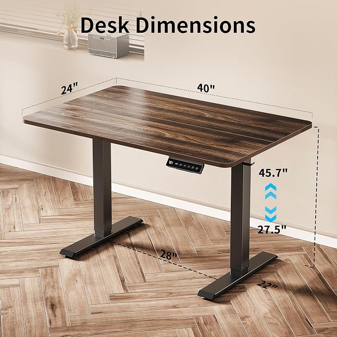 BIZUM 40x24 Inch Electric Standing Desk - Image 3